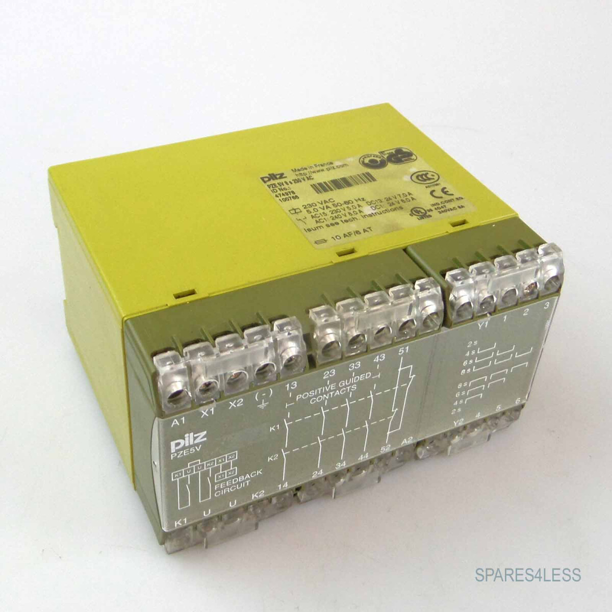 Pilz Sicherheitsschaltgerät PZE 5V 8 S 230V AC 474978 G