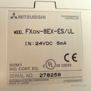 Mitsubishi Electric MELSEC Erweiterungsmodul FX0N-8EX-ES/UL GEB