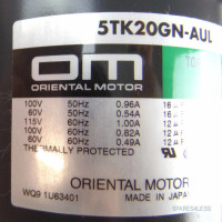 ORIENTAL MOTOR Torque Motor 5TK20GN-AUL NOV