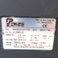Pacific Scientific Servomotor SK53DYY1YY-Y05 81.6583.00 3,2kW NOV