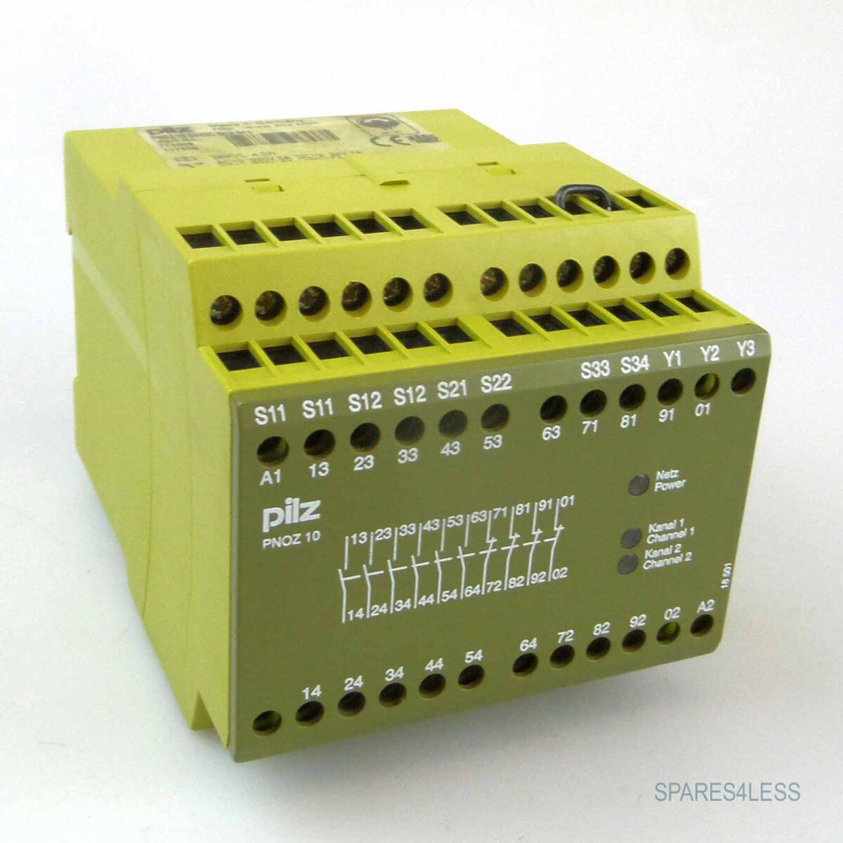 Pilz Not-Aus-Schaltgerät PNOZ 10 24VDC 6n/o 4n/c 774009