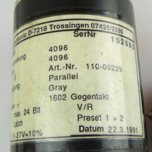 TR Electronic Drehgeber CE65M Art.Nr. 110-00229 GEB