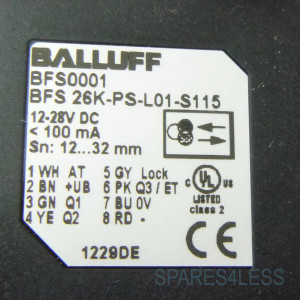 Balluff optoelektronischer Sensor BFS 26K-PS-L01-S115 OVP