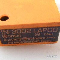 ifm efector induktiver Sensor IN-3002 LAPOG GEB