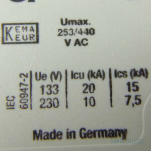 ABB Sicherungsautomat S201-C1 2CDS251001R0014 GEB