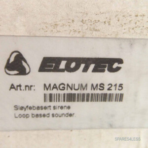 ELOTEC Alarm-Sirene Magnum MS215 OVP