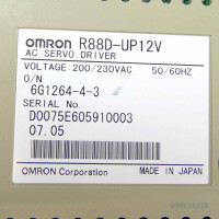 Omron AC SERVO DRIVER R88D-UP12V OVP