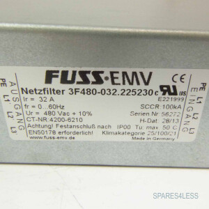 FUSS EMI-Filter 3F480-032.225230c GEB