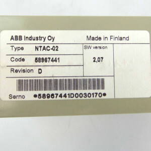 ABB Impulscoder Interface NTAC-02 58967441 GEB