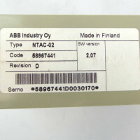 ABB Impulscoder Interface NTAC-02 58967441 GEB