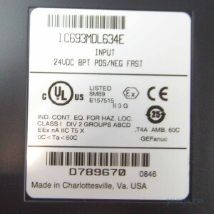 GE Fanuc Input Module IC693MDL634E GEB