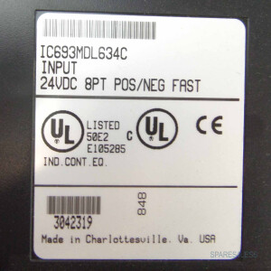 GE Fanuc Input Module IC693MDL634C GEB