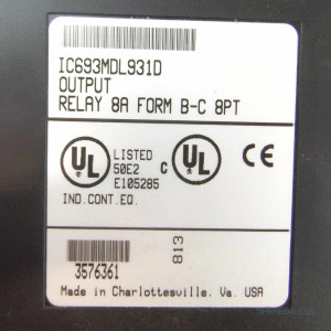 GE Fanuc Relay Output Module IC693MDL931D GEB