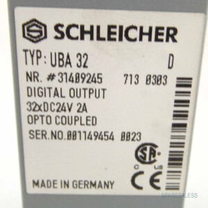 SCHLEICHER Digital Output Module UBA 32 31409245 GEB
