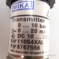 WIKA Druckmessumformer / Transmitter S-11 8767556 NOV