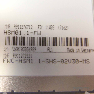 Rexroth Speicher Modul HSM01.1-FW FWC-HSM1.1-SHS-02V30-MS GEB
