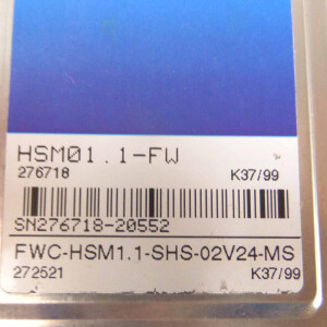 Indramat Speicher Modul HSM01.1-FW FWC-HSM1.1-SHS-02V24-MS GEB