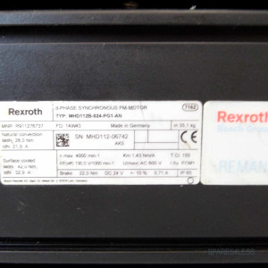 Rexroth Servomotor MHD112B-024-PG1-AN R911276737 REM