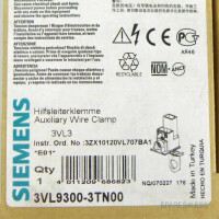 Siemens Hilfsleiteranschlussklemme 3VL9300-3TN00 (10 Stk.) OVP