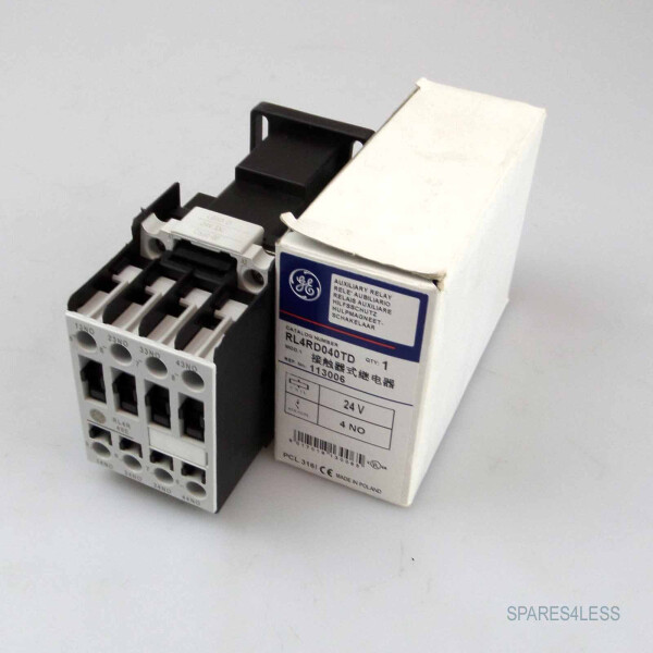General Electric Hilfsschütz RL4RD040TD 113006 24V OVP