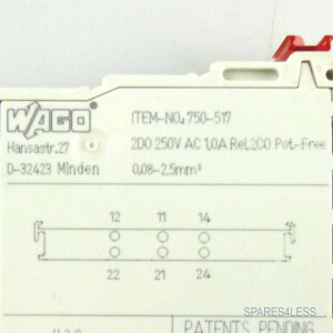 WAGO Relaisausgangsklemme ITEM-NO: 750-517 GEB