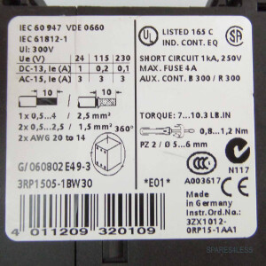 Siemens Zeitrelais 3RP1505-1BW30 GEB