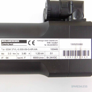Kollmorgen-Seidel Servomotor Typ 6SM 37VL-6.000-09-G-6R-HA OVP