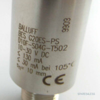 Balluff induktiver Sensor BES G20ES-PSD10F-S04G-T502 GEB