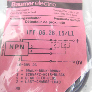 Baumer electric Näherungsschalter IFF 06.26.15/L1 OVP