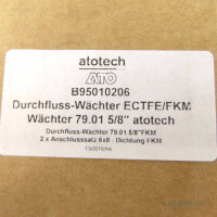 ATOTECH Durchfluss-Wächter ECTFE/FKM B95010206 OVP