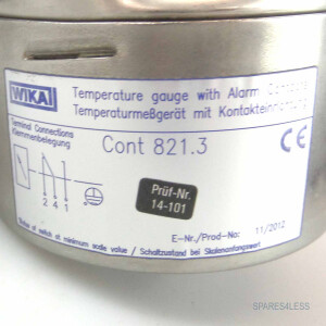 WIKA Temperaturmessgerät Cont 821.3 0...60°C GEB