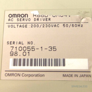 Omron AC SERVO DRIVER R88D-UA04V GEB
