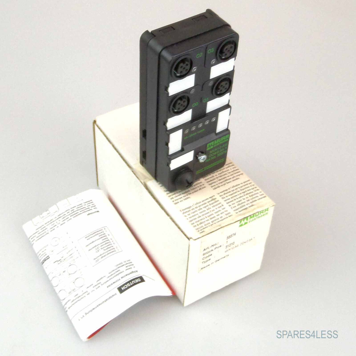 Murr elektronik Busmodul MVK12-ASI DO4/0,5A Y 55574 OVP