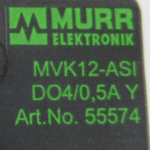 Murr elektronik Busmodul MVK12-ASI DO4/0,5A Y 55574 OVP