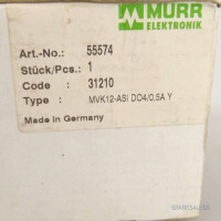 Murr elektronik Busmodul MVK12-ASI DO4/0,5A Y 55574 OVP