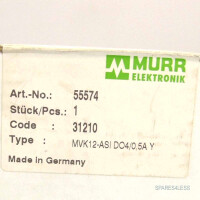 Murr elektronik Busmodul MVK12-ASI DO4/0,5A Y 55574 SIE