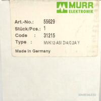 Murr elektronik Modul MVK12-ASI DI4/0,2A Y 55629 SIE