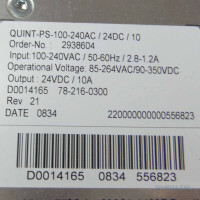 Phoenix Contact Power Supply QUINT-PS-100-240AC/24DC/10 2938604 REM
