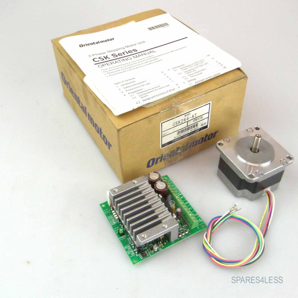 Oriental motor 2-phasen Schrittmotor System CSK264-AT OVP