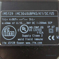 ifm efector induktiver Sensor IM5129 IMC3040UBPKG/K1/SC/US100DPS OVP