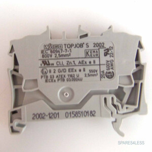 Wago 2-Leiter-Durchgangsklemme 2002-1201 (100Stk.) 24A 0,25-2,5mm² OVP