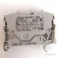 Wago 2-Leiter-Durchgangsklemme 2002-1201 (100Stk.) 24A 0,25-2,5mm² OVP
