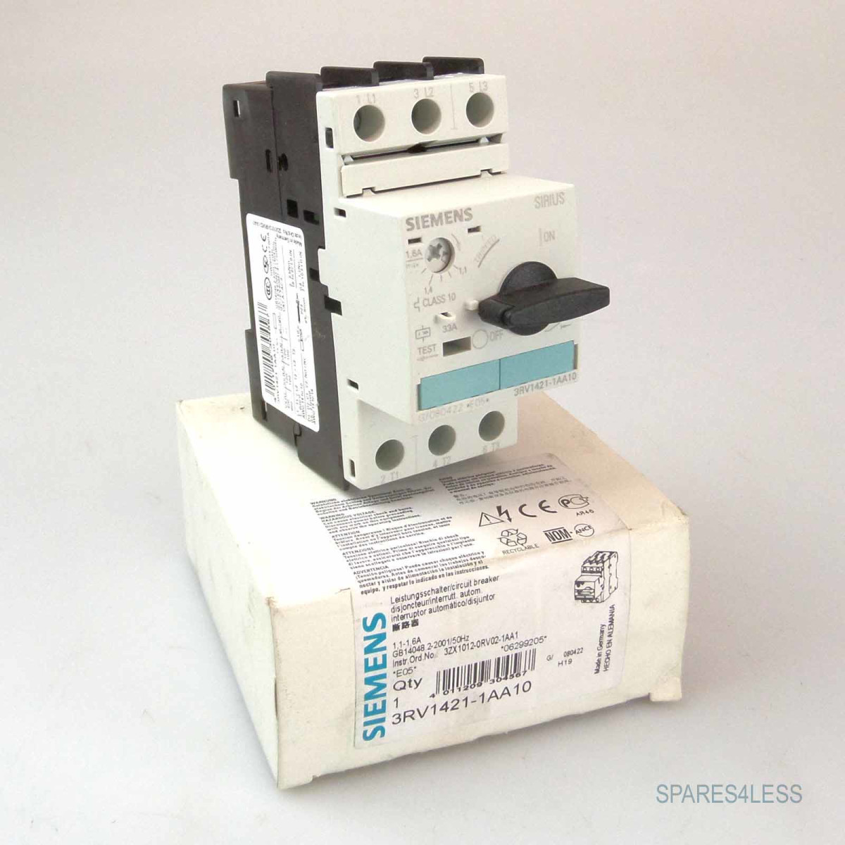 Siemens Leistungsschalter 3RV1421-1AA10 OVP