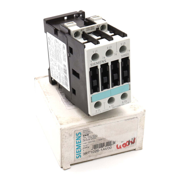 Siemens Schütz 3RT1026-1AV00 400V/50Hz 440V/60Hz OVP