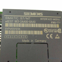 Simatic S7-400 Schnittstellenmodul 6ES7 963-2AA00-0AA0 NOV