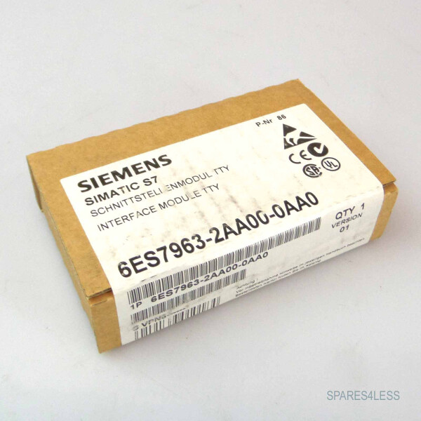 Simatic S7-400 Schnittstellenmodul 6ES7 963-2AA00-0AA0 SIE