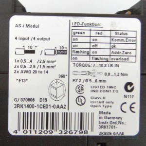 Siemens AS-Interface Modul 3RK1400-1CE01-0AA2 OVP