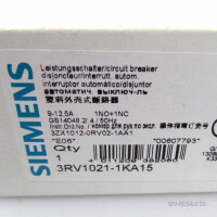 Siemens Leistungsschalter 3RV1021-1KA15 OVP