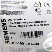 Siemens AS-Interface Überspannungsschutzmodul 3RK1901-1GA00 OVP