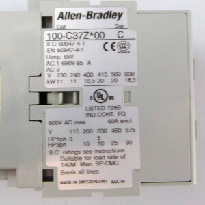 Allen Bradley Schütz 100-C37ZJ00 Ser.C 24VDC OVP